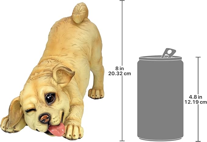 Design Toscano QM14003 Lover Boy Puppy Dog Statue,full color