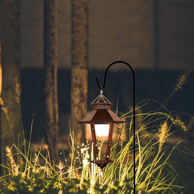 Ashman Shepherd's Hooks 35 Inch (24 Per Pack), Black, Made of Premium Metal for Hanging Solar Lights, Bird Feeders, Mason Jars, Christmas Lights, Lanterns, Garden Stakes and Wedding Décor.