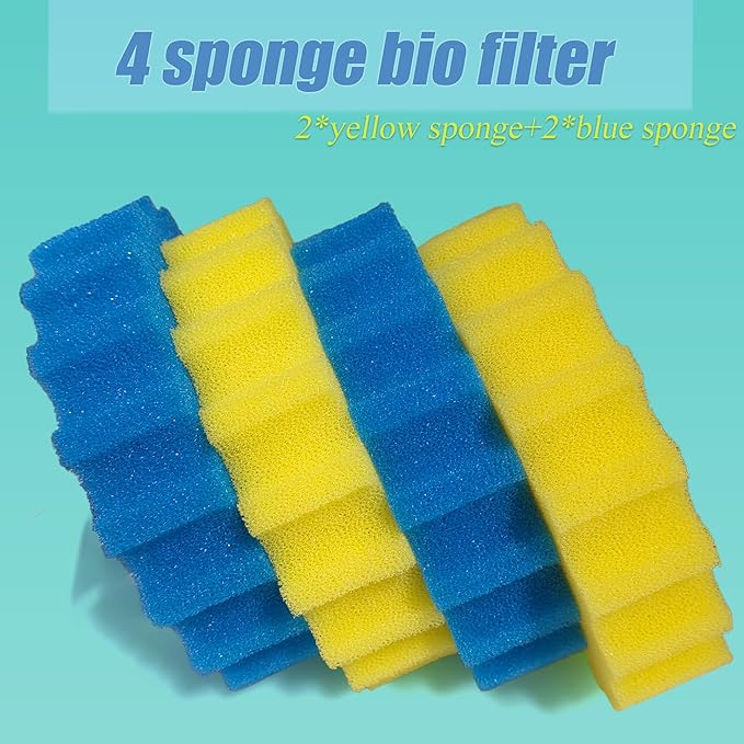 Replacement Sponge Filter Media Pad Compatible with VIVOHOME 1580/1840GPH Grech Pond Bio Pressure Filter Foam Koi Fish, Sponge for VIVOGROW 1580/1840GPH Pressurized Biological Pond Filter