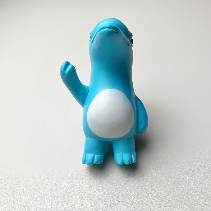 Jxueych Rebellious Dolphin Figurine, Standing 3.5 Inch Resin Garden Statue – The Cutest Blend of Cuteness and Rebellion!