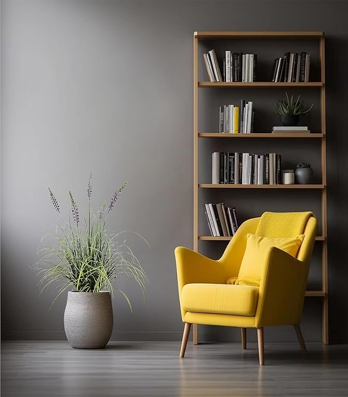 Artificial Plant 35in(2pack) Tall Artificial Lavender Plant,Faux Plants Indoor Home Decorative Artificial Plants & Flowers in Pot Fake Plant, House Plant Indoor