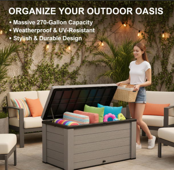 The Ultimate Outdoor Deck Box: Weatherproof Storage That Keeps Everything Safe & Stylish