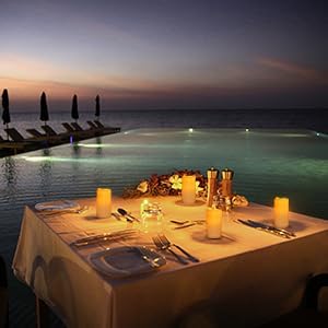 15Pack Waterproof Flameless Remote Control Candles (D3''*H5.5''） Battery Operated Flickering LED Pillar Candle，plastic with 10-Key 24Hours Timer for Outdoor/Indoor Party Garden Lanterns Porch Ivory