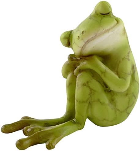 Top Collection Miniature Fairy Garden and Terrarium Statue, Frog Resting