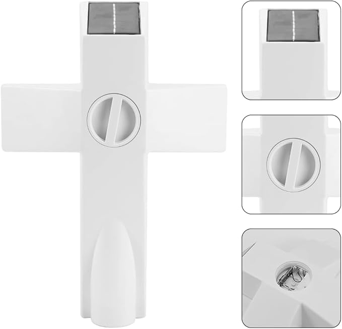 Solar Lighted Cross Grave Lighted Garden Cross Stake Decor LED Jesus Cross Light Decoration for Home Memorial Decoration,Outdoor Yard, Home, Patio