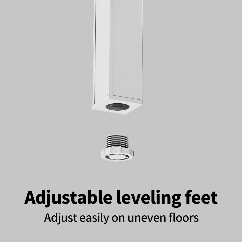 Plant Stand - Aluminum Indoor/Outdoor Flower Rack, Waterproof & Rust-Proof, Stable Support for Pots, Perfect for Living Room, Balcony, Garden, and Office (White, 6 Tier)