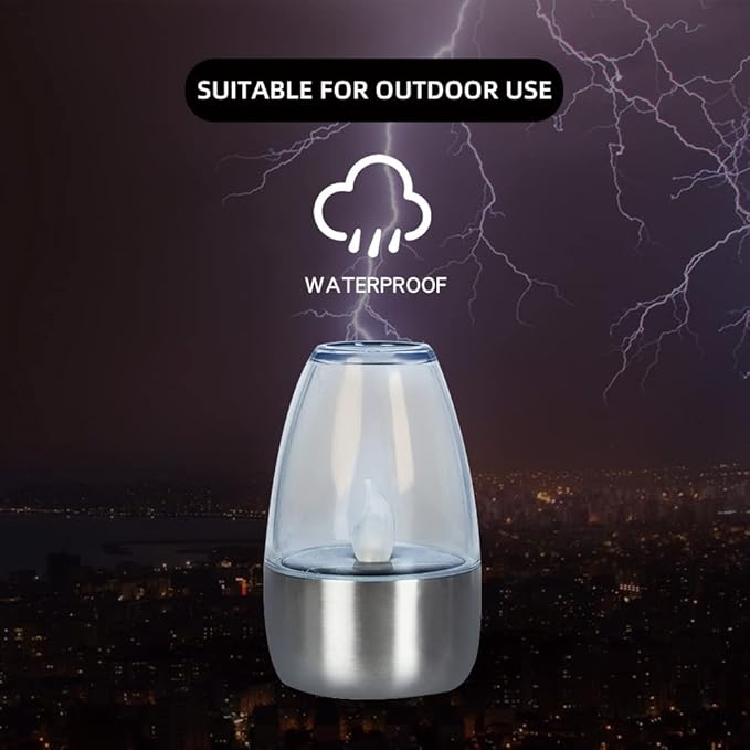 Solar Candle Lights,Flameless Candle Lights,Solar Rechargeable Tea Wax lamp,6 flameless Candle Light, Suitable for Wedding, Valentine's Day, Halloween, Christmas (Tea Light)