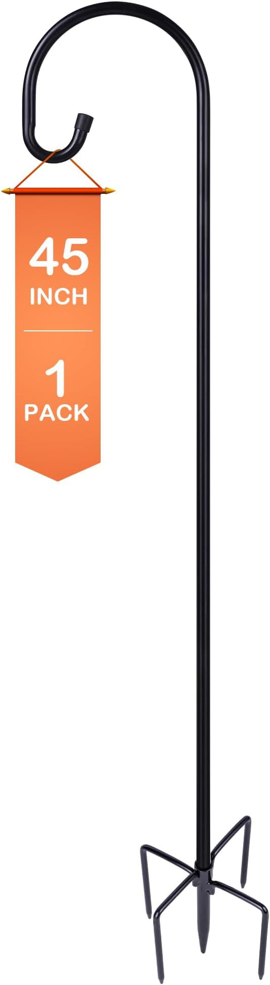 Shepherd-Hooks Adjustable for Bird-Feeder Lantern Plant-Hook Garden-Stake - Plant Stand Hanger for Outdoor Flower Basket, Bird Feeder Hanger Weddings Décor