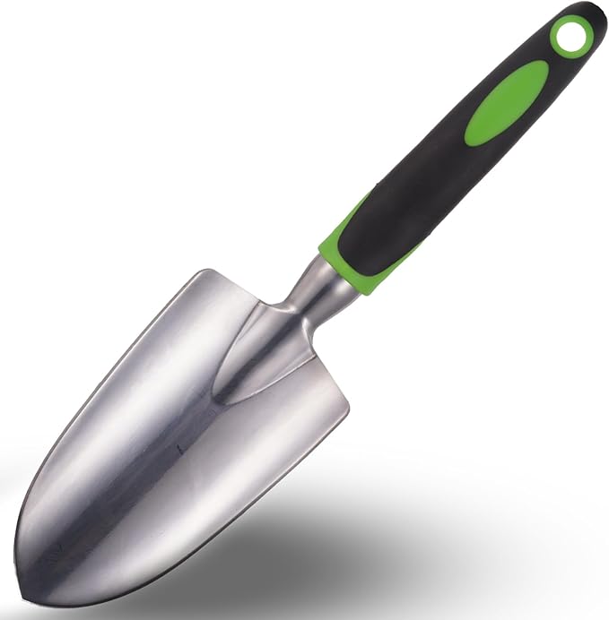 Garden Tools, 3-Piece Garden Tool Set with Non-Slip Ergonomic Handles, Lightweight Aluminum Alloy Rust-Proof Durable Gardening Hand Tools, Ideal Gardening Tools Gifts for Women and Men