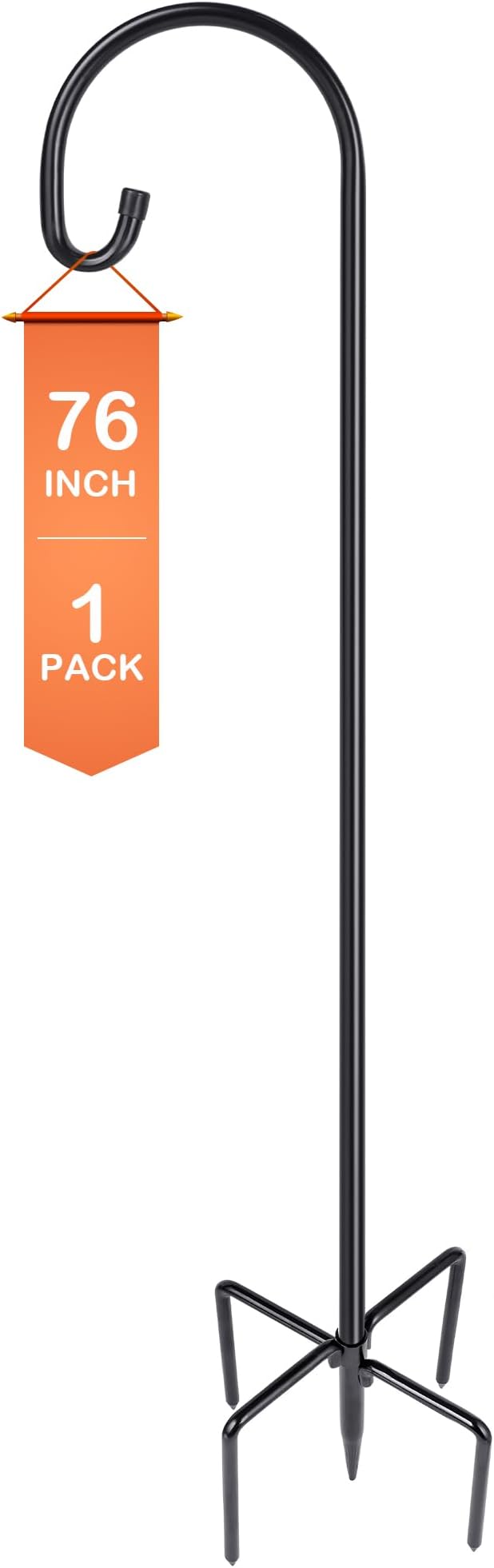 Shepherd-Hooks Adjustable for Bird-Feeder Lantern Plant-Hook Garden-Stake - Plant Stand Hanger for Outdoor Flower Basket, Bird Feeder Hanger Weddings Décor