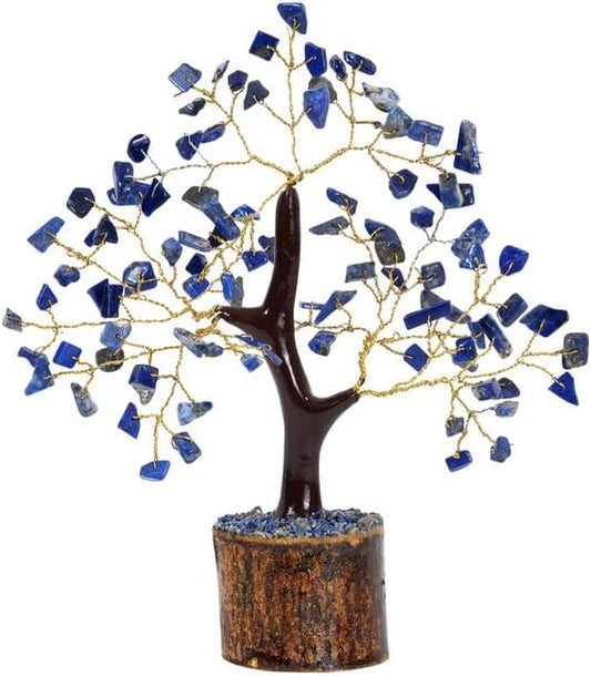 PYOR Lapis Lazuli, Gemstone Tree, Crystal Room Decor, Money Trees, Office Decoration, Lapis Lazuli Stone, Housewarming Gifts, Small Decor Items for Shelf, Crystal Gifts, Gem Stones, Spiritual Items