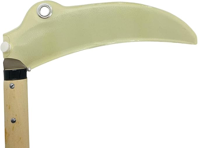 KAKURI Grass Sickle Garden Tool 7.6", Japanese Style Kama Weeding Sickle, Stainless Steel Blade