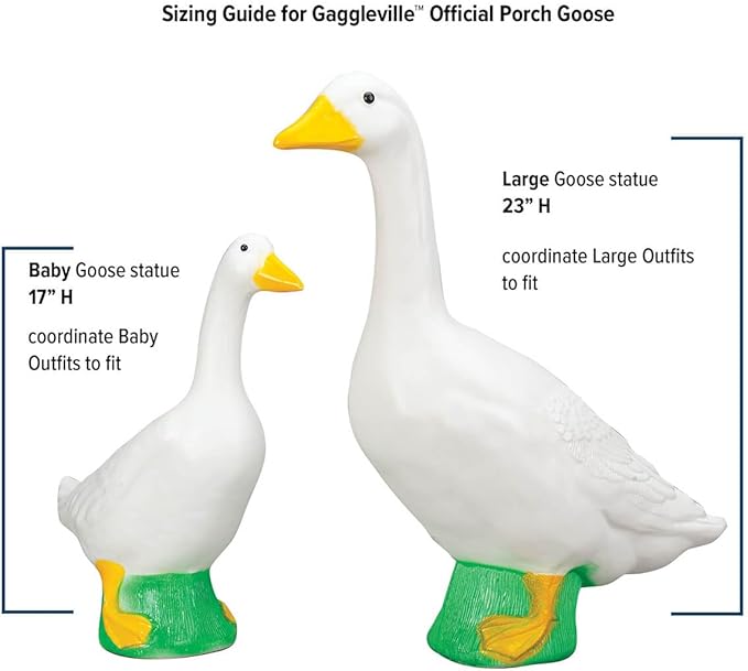 Fox Valley Traders Butterfly Goose Outfit by GagglevilleTM, Fits Large 23" H Statue