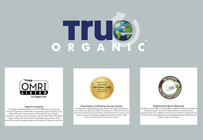 True Organic Seabird Guano – Organic Fertilizer for Abundant Fruits, Flowers, Vegetables, and Foliage – 25lb Bag Covers 438 Sq. Ft.