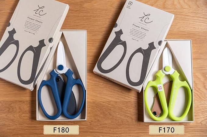 SAKAGEN HAND CREATION Flower Shears Type F-180 Scissors (Blue)