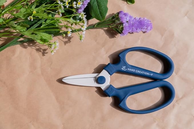 SAKAGEN HAND CREATION Flower Shears Type F-180 Scissors (Blue)