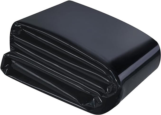 Pond Liner 15 x 20ft 20 mil Pond Liners for Outdoor Ponds, UV Resistant LDPE Fish Pond Liner for Backyard Koi Ponds, Pool, Water Features, Fountains, Waterfall and Water Gardens, Black