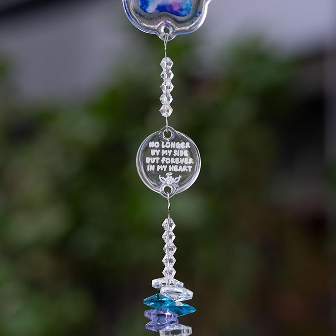 Pet Memorial Suncatcher, Dog Memorial Gifts for Loss of Dog, Dog Passing Away Gifts, Pet Memorial Gifts for Dogs, Cat Memorial Gifts for Loss of Cat, Dog Remembrance Gift