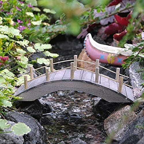 Wooden Bridge for Miniature Garden, Fairy Garden