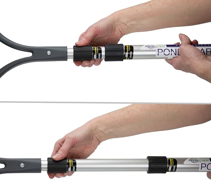 Aquascape Pond Shark Net, Skimming, Maintenance & Water Garden Tool, Extends 96" | 74005