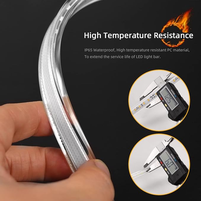 Outdoor LED Strip Lights,120LEDs/m Waterproof 32.8ft LED Light Strip Warm White Flexible LED Rope Lights for Garden Patio Cabinet,Bedroom,Commercial Lighting(32.8FT, Warm White)