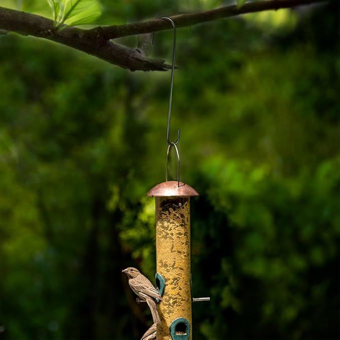 Vindar 3 Pack 12 Inches Bird Feeder Hook Extra Large S Hooks Heavy Duty Hooks Hangers for Tree Branch, Bird Feeder, Hummingbirds Feeders, Bird House, Office, Wind Chimes, Lanterns, Gardening Tools