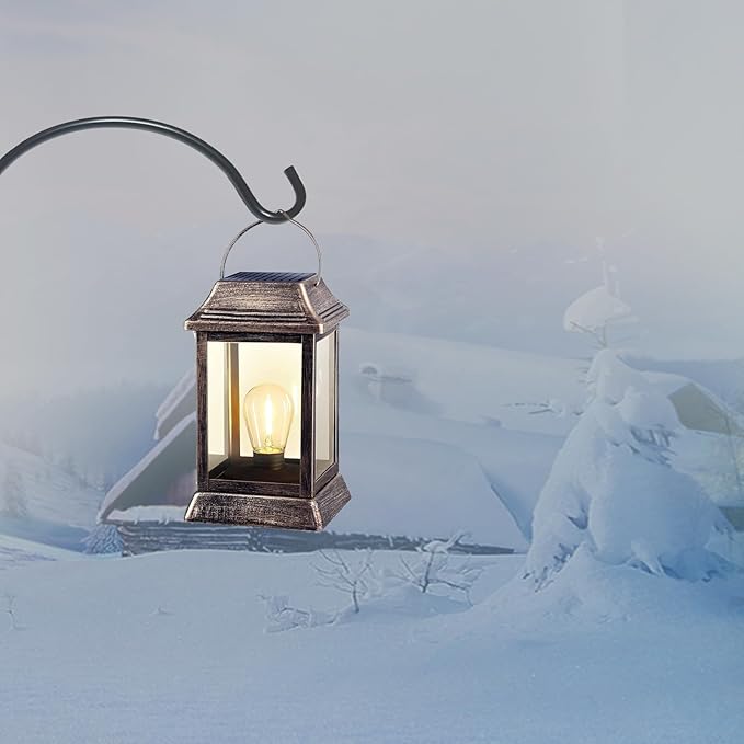 Deck Hook for Railing 4 Pack Deck Bird Feeder Pole with 2.2 Inch Strengthened Clamp for Hanging Bird Feeders, Lanterns, Wind Chimes, Flower and Plant Baskets