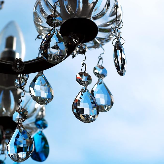 12pcs Crystal Suncatchers, Hanging Crystals Chandelier Prisms for Windows, Rainbow Maker Home Decoration