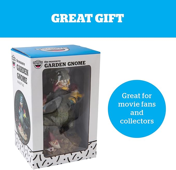 BigMouth Inc Godzilla Garden Gnome Statue, Outdoor Lawn & Yard Monster Figurine Sculpture Decorations, Funny Housewarming Gag Gift