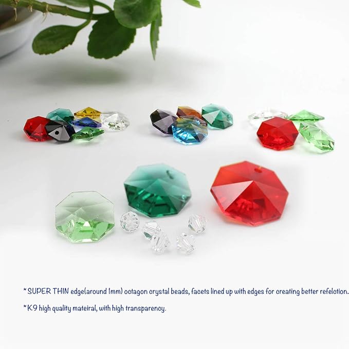 Crystal Garden Suncatcher Hanging Crystals Ornament for Window Rainbow Maker Prisms Home Decor Gift Boxed Sun Catcher Gift Idea for Mom Friends Grandma,Fairy