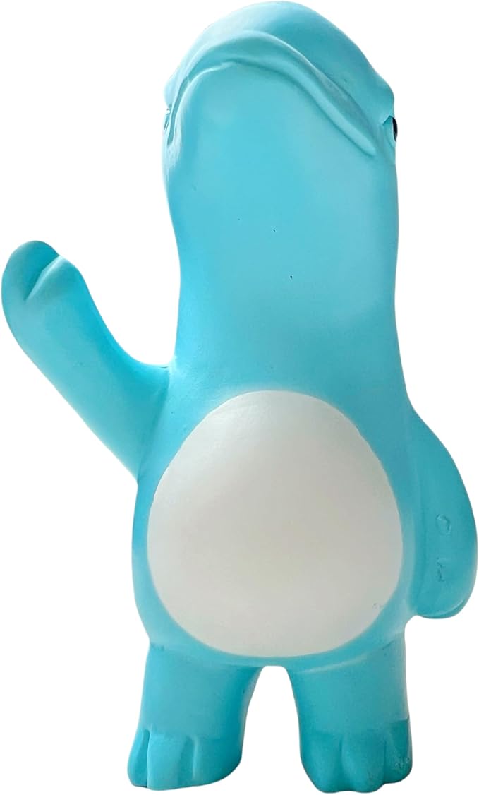 Jxueych Rebellious Dolphin Figurine, Standing 3.5 Inch Resin Garden Statue – The Cutest Blend of Cuteness and Rebellion!