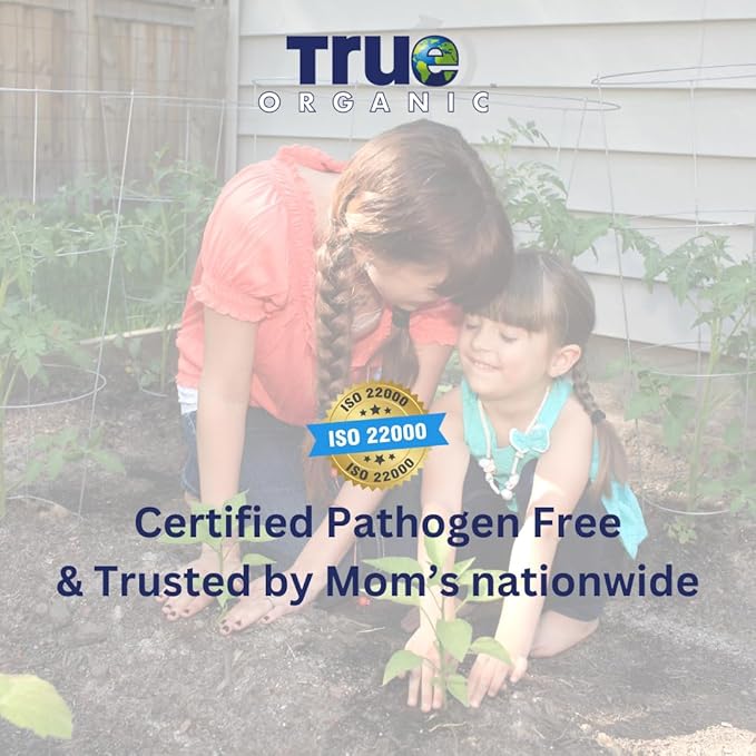 True Organic Worm Castings – Natural Fertilizer for Enhanced Soil Health, Root Growth, and Bountiful Yields