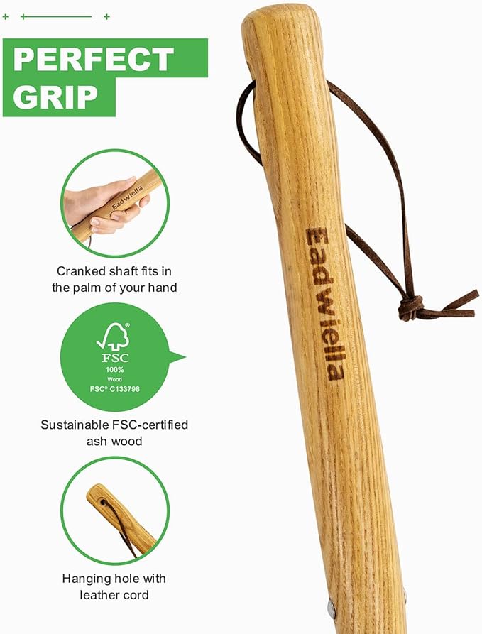 Sickle Hoe Japanese Weeding Sickle Garden Tool Japanese Weeding Tool Small Garden Hand Hoe Weed Scraper for Weeding Cultivating Trenching Japanese Stainless Steel Right Handed Hoe 13 Inch