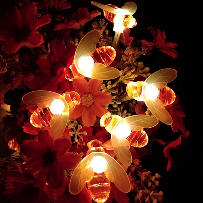 Remote String Lights, 7.5Ft 20 Led Fairy String Lights Battery Operated String Lights for Garden, Patio, Lawn Decoration with Remote Control(Warm White)