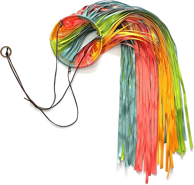 Satin Ribbon Windsock Streamer, Outdoor Decorations for Your Patio, Garden, Yard, Dock and Camper, 41-Inch, WS41-D-HHLL