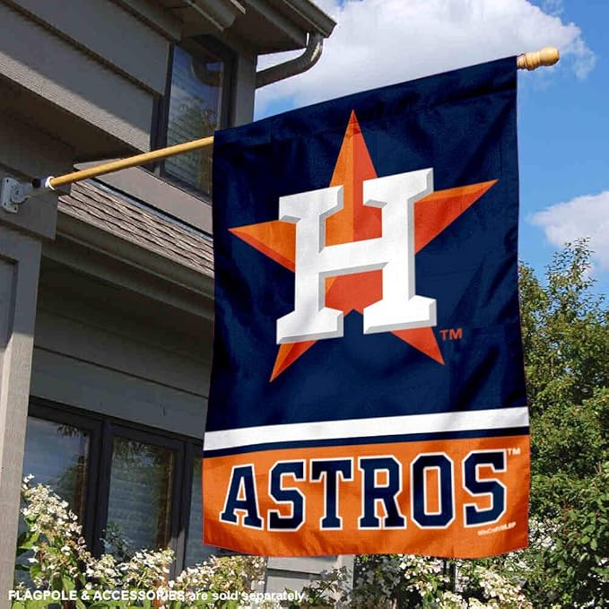 WinCraft Houston Astros Two Sided House Flag