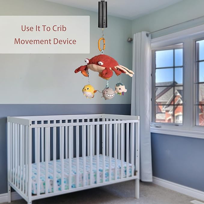 3 Pack Wind Spinner Motor Hanging Display Motor Battery Operated 20 RPM Rotating Motor Multi-Purposes for Wind Spinner Mobile Yard Decor Hanging Ornament Outdoor Sculptures-Medium Speed (3 Pcs Black)