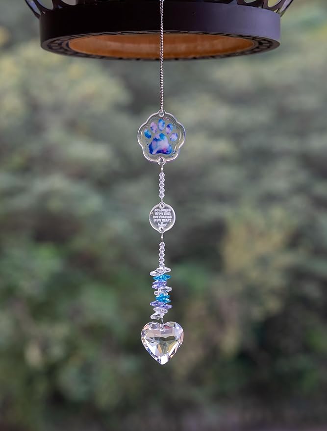 Pet Memorial Suncatcher, Dog Memorial Gifts for Loss of Dog, Dog Passing Away Gifts, Pet Memorial Gifts for Dogs, Cat Memorial Gifts for Loss of Cat, Dog Remembrance Gift
