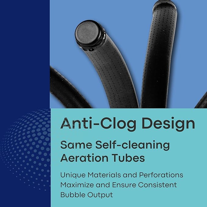 Rootscape Pond Aerator Air Diffuser - Replaces Air Stones For Ponds - Pond Aerators For Large Ponds - Koi Pond Filtration Accessories - Pond Aerators For Outdoor Ponds - Pond Aerator Diffuser