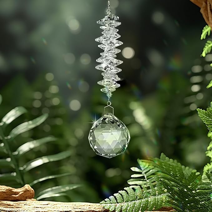 Sympathy Gifts for Loss of Loved One, Unique Memorial Gifts, Bereavement Gift Ideas for Loss of Mom Dad Son, Sun Catchers Indoor Window, Christmas Decor, 40mm Crystal Ball Sun Catcher