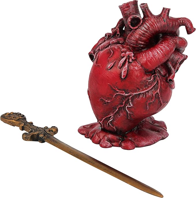 Design Toscano Edgar Allen Poe s Tell-Tale Heart Statue 5 Inch