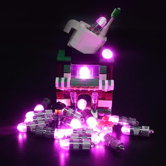 SumDirect Pack of 12/30/50/100 Colorful LED Mini Non-Blinking Lights for Paper Lanterns Balloons Floral Wedding Halloween Christmas Party Decoration Centerpieces (12, Pink)