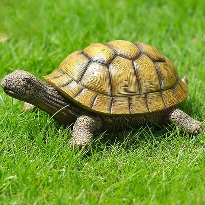 Turtle Garden Statue,Outdoor Decoration for Backyard/Patio/Pond/Lawn,Indoor Tortoise Figurine Sculpture Colloction for Floor or Tabletop