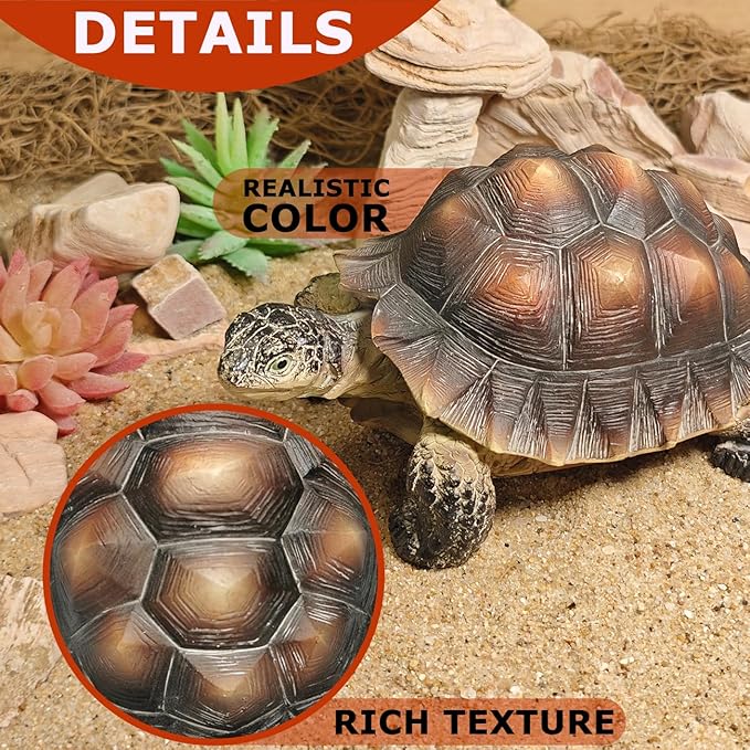Sunthus Turtle Tortoise Sculptures Garden Statues Yard Art Resin Decorations Outdoor Garden Décor