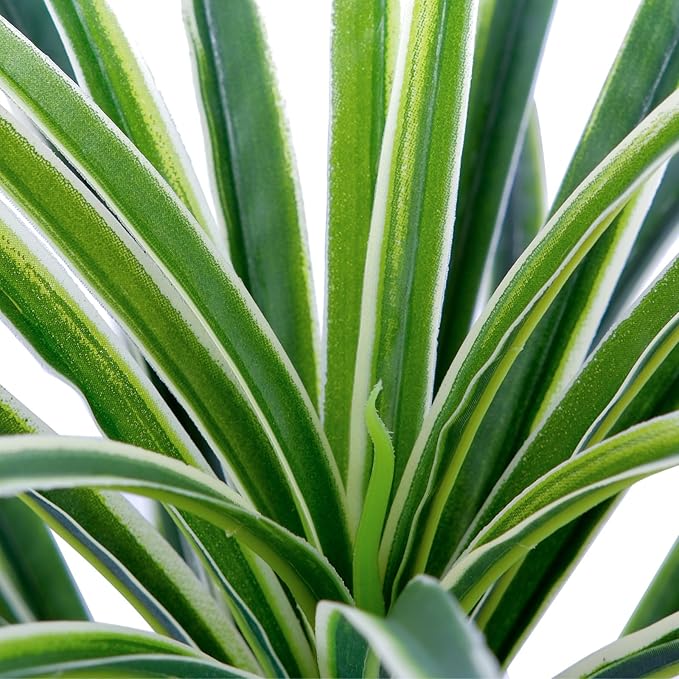Artificial Dracaena Plants Indoor, 4 ft Faux Tropical Floor Plants Indoor, Tall Fake Yucca Silk Tree in Pot, Artificial Trees for Home Office Decor Indoor Outdoor Housewarming Gift