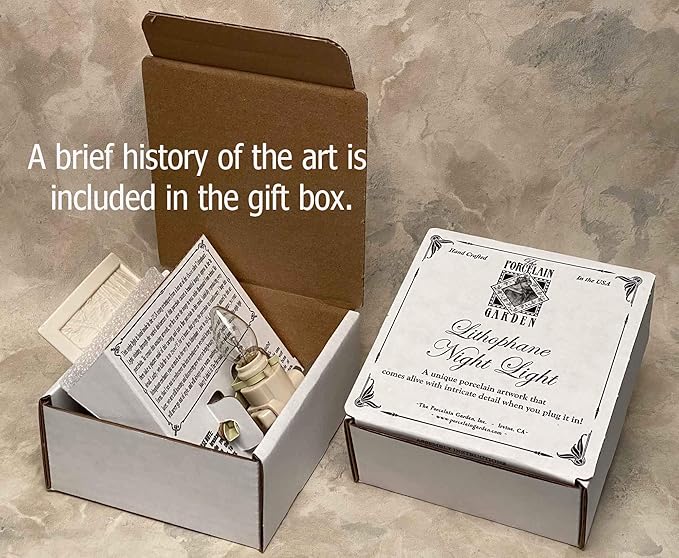 Nativity - Translucent Porcelain Lithophane Christmas Night Light