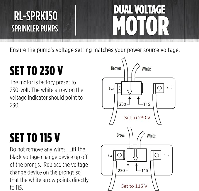 Red Lion RL-SPRK150 115/230 Volt, 1.5 HP, 71 GPM Cast Iron Sprinkler/Irrigation Pump with Thermoplastic Impeller, Red, 97101501
