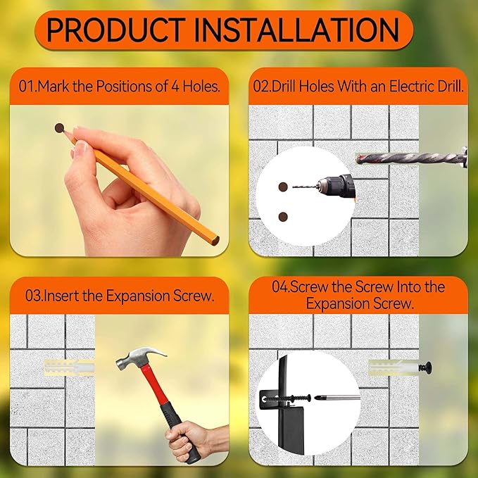 Swivel Hanging Plant Bracket Outdoor: Long Swivel Bird Feeder Hanger Bracket for Tree - Wall Mount Swivel Hook for Hummmingbird 22Inch