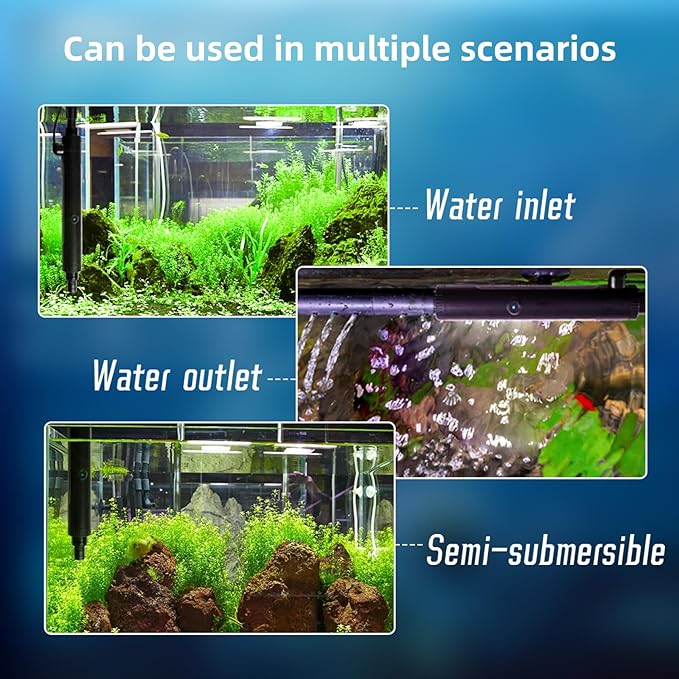 UV Pond Water Clarifier for 10-100 Gallon, UV Light for Green Killing Machine, Swimming Pool, Spa, Large Fish Tank, Cold Plunge, Ultraviolet Clarifier for Green Water