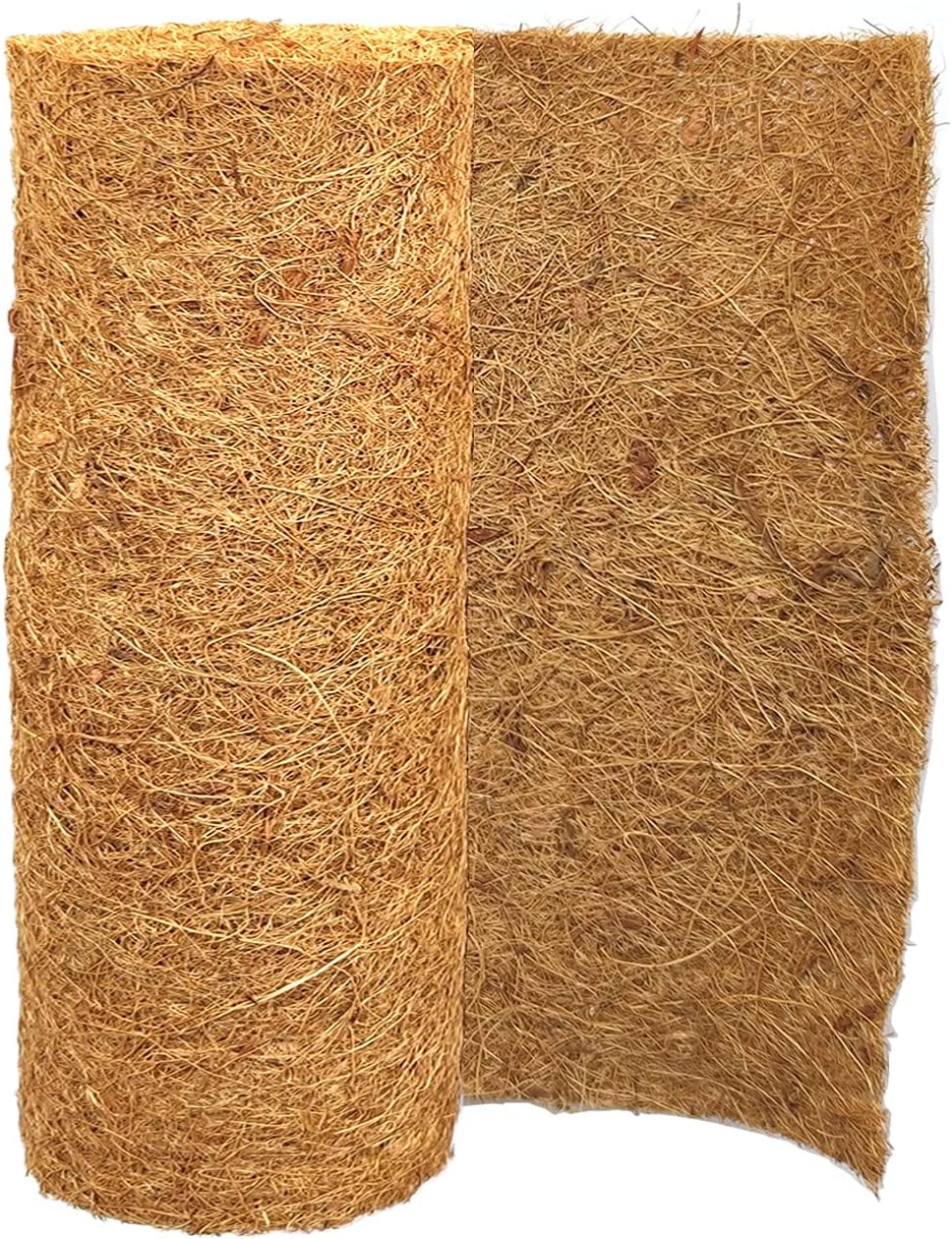 12x120 inch Natural Coco Liner Roll Coconut Coir Liner Sheets Coco Mat for Planter Window Box Flower Basket Garden Decoration Animal Pet Pad Liner